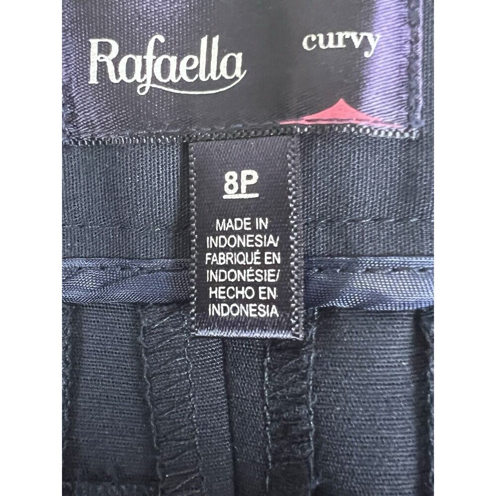 Rafaella Classic Fit Tapered Leg Womens Navy Blue Dress Pants Size 10 Petite NWT - Picture 3 of 8